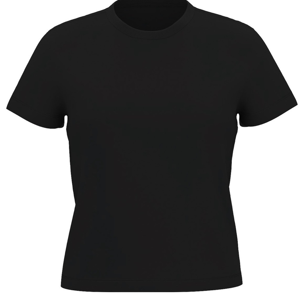 NWT Victoria’s Secret PINK Dreamer Cropped Cotton Tee- Large- Black